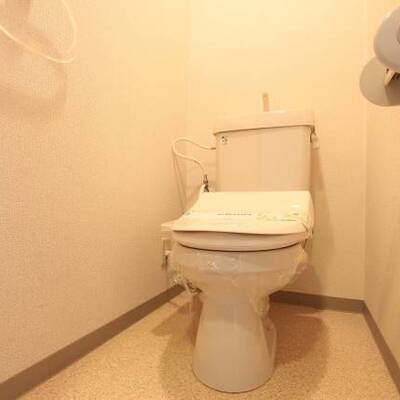 
						清潔なトイレ空間です。